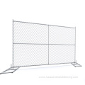 galvanized 6x12 chainlink temporary fence panels